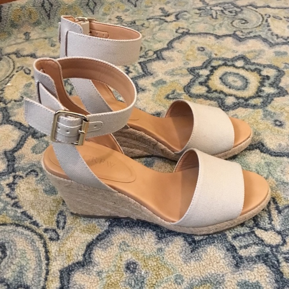 J. Crew espadrille wedges